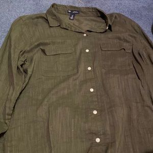 Gap “boyfriend fit” cover up top, or shirt